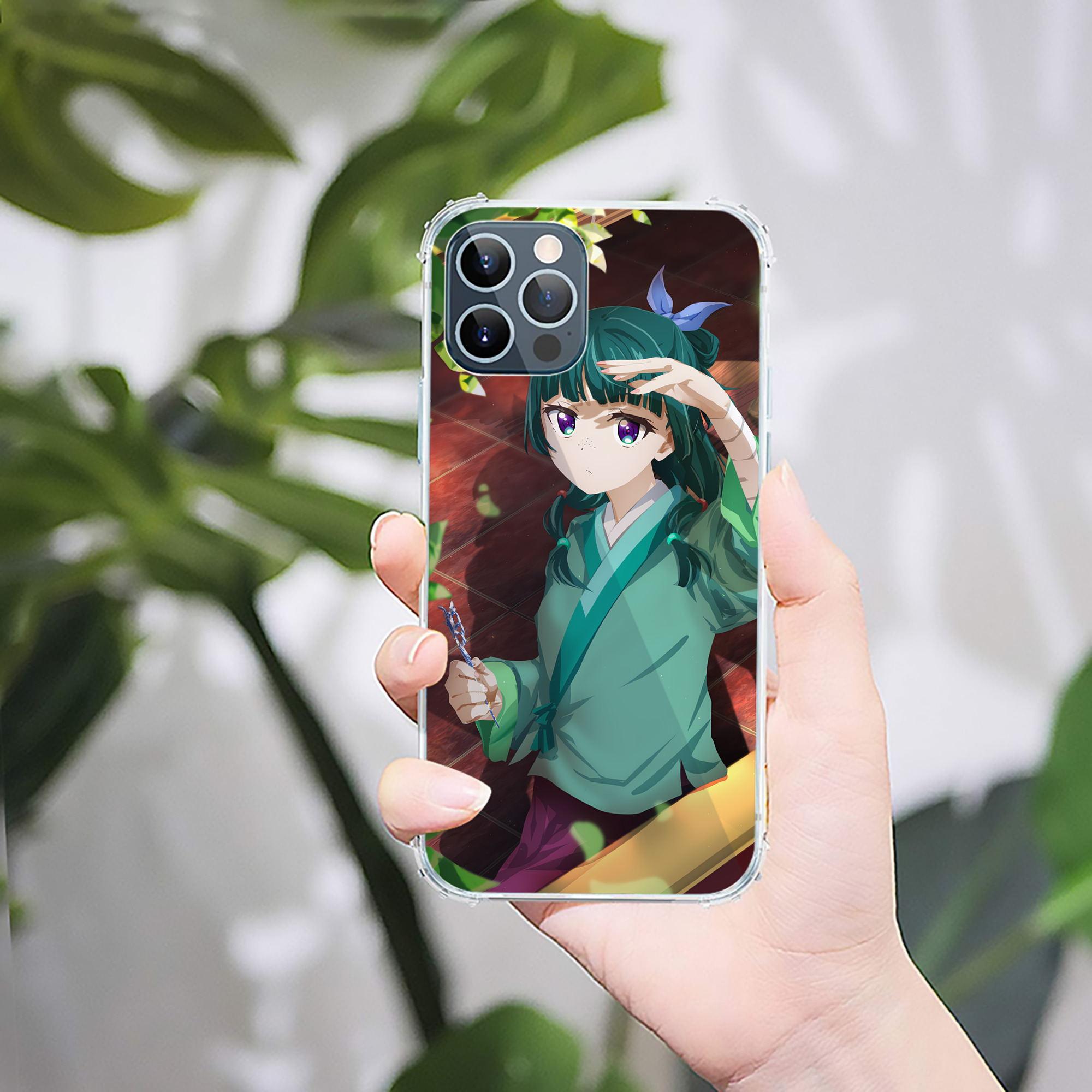 （画像用） 薬屋のひとりごと The Apothecary Diaries 【iPhone 12シリーズ対応】透明スマホケース（クリアソフトケース）